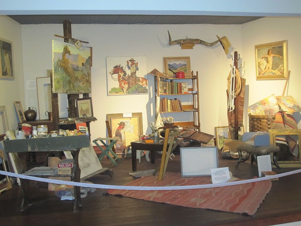 Inside View of AR Mitchell Museum of Western Art