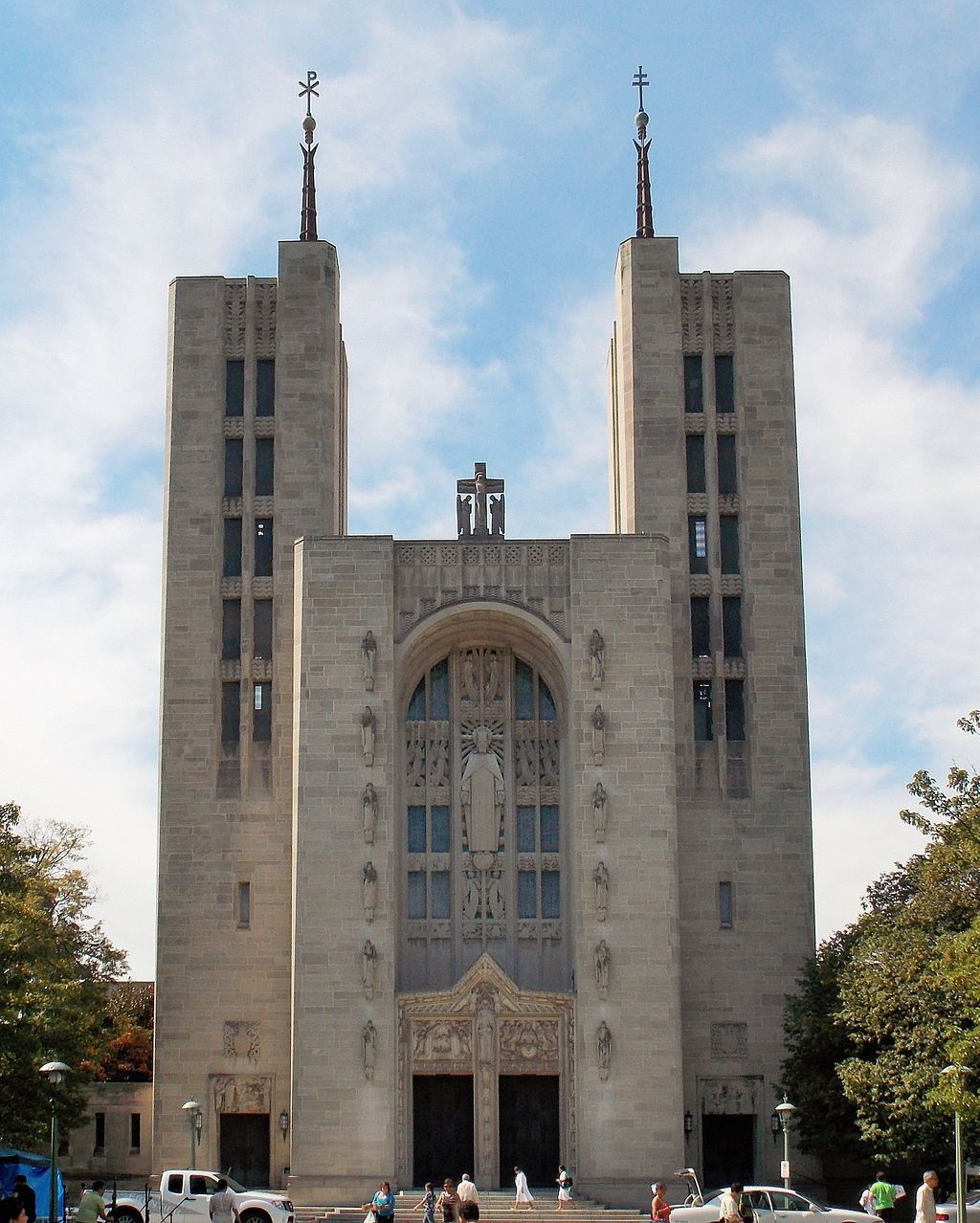 Exterior of the Cathedral of Mary Our Queen