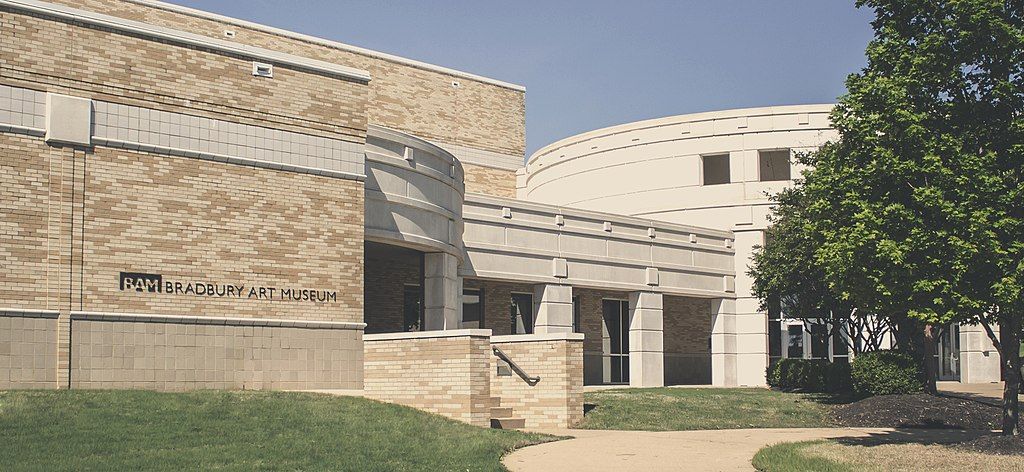 View of Bradbury Art Museum