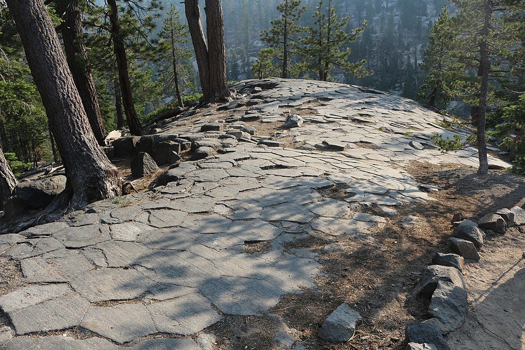 The Top of Devils Postpile National Monument