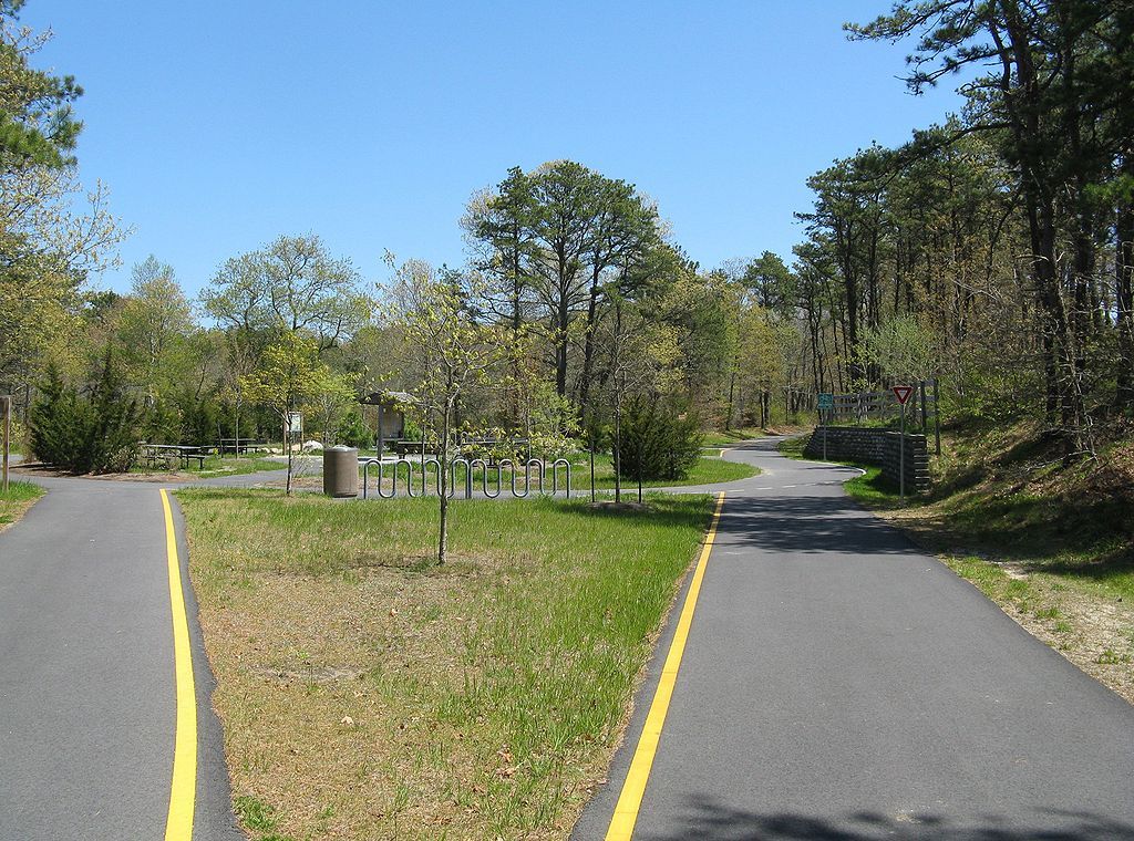 View of Cape Cod Rail Trail