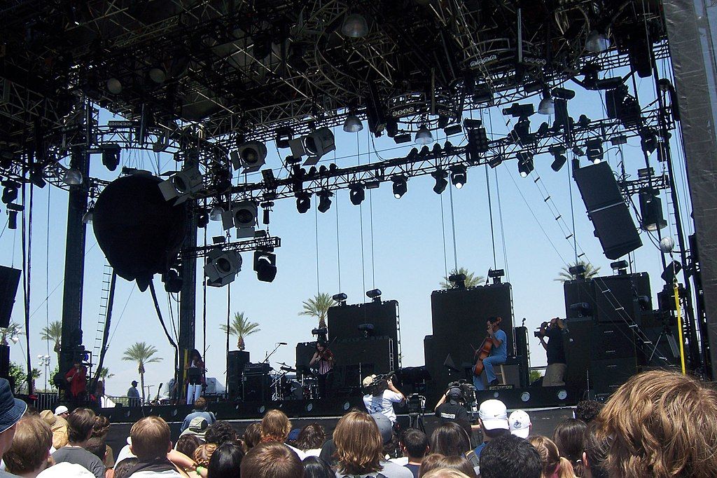 View of Coachella Valley Music and Arts Festival