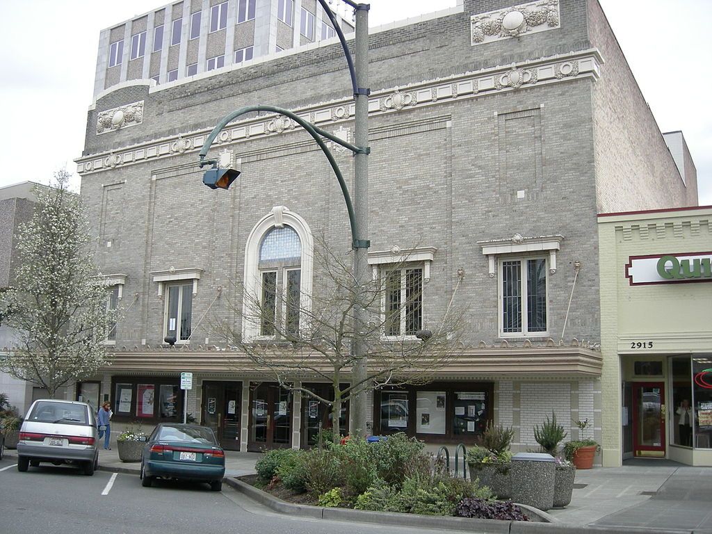 Front View of Historic Everett Theater