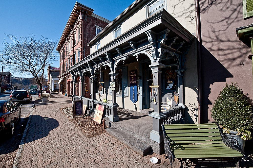 Downtown in Frenchtown, New Jersey