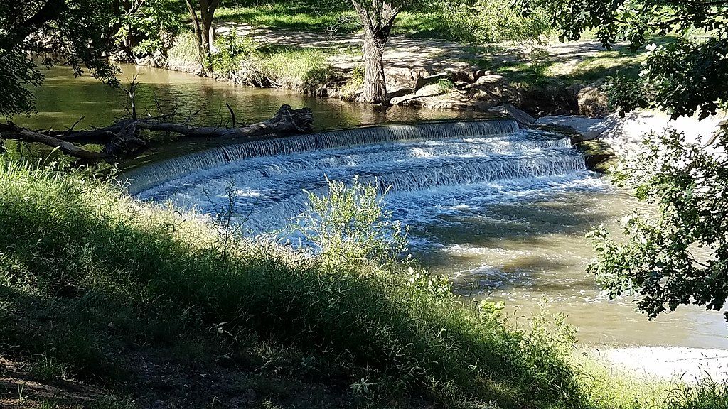 Big Creek Dam inside the Frontier Historical Park.