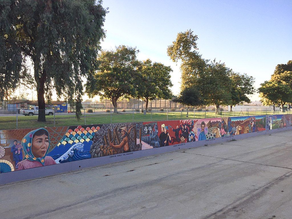 View of Great Wall of Los Angeles
