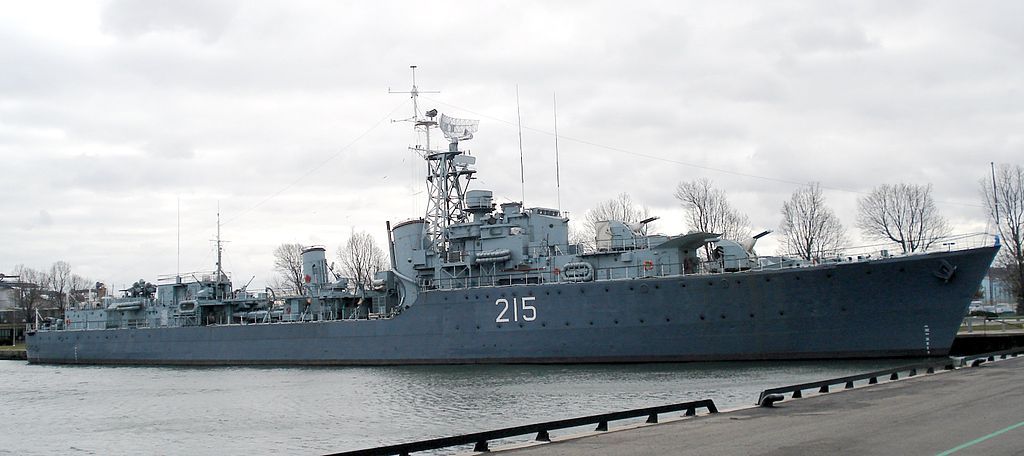View of Huge Boat at HMCS Haida National Historic Site