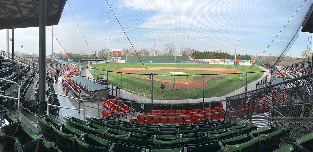 View of Hagerstown Suns Municipal Stadium