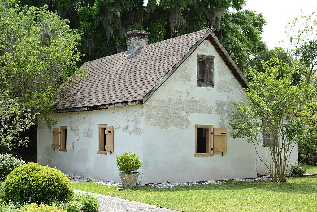 Hamilton Plantation Slave Houses at Gascoigne Bluff