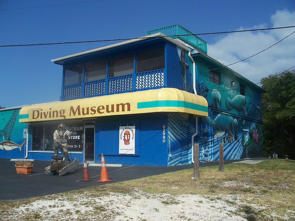 Exterior of the History of Diving Museum