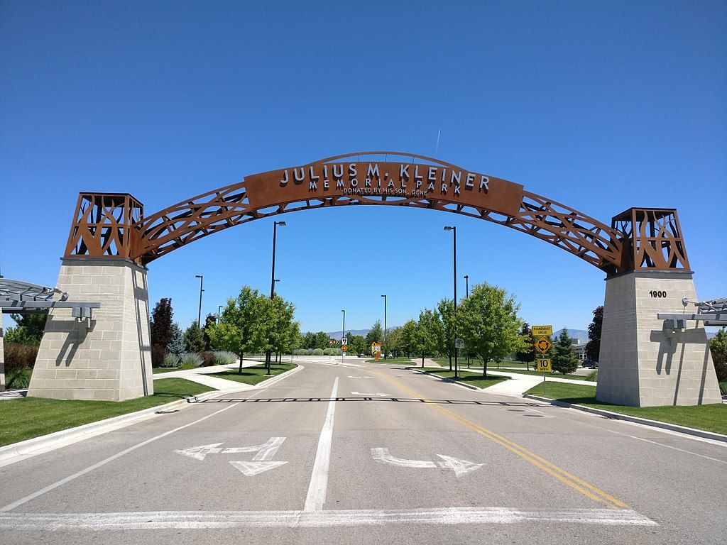 View of Julius M. Kleiner Memorial Park