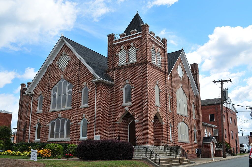 Front View of Historic First Baptist Church