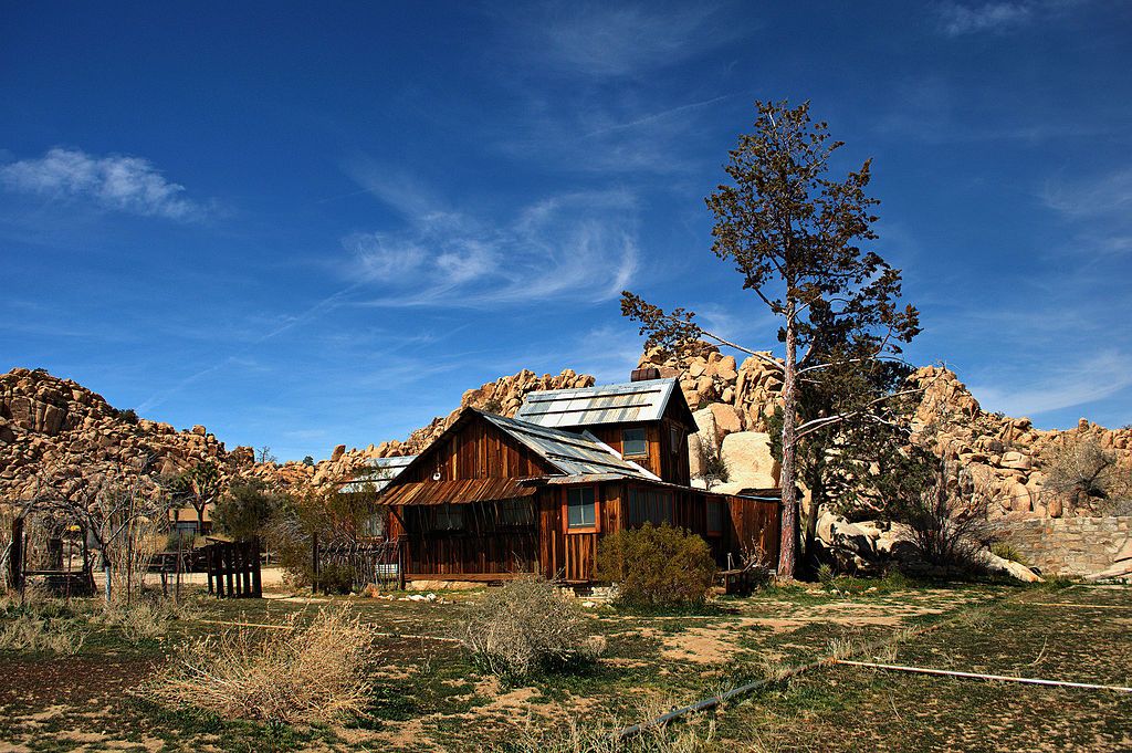 A homestead inside the Desert Queen Ranch.