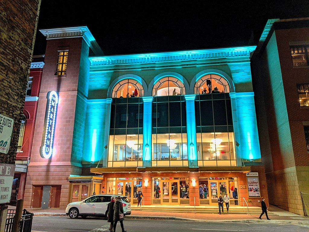 Front View of Maryland Theatre