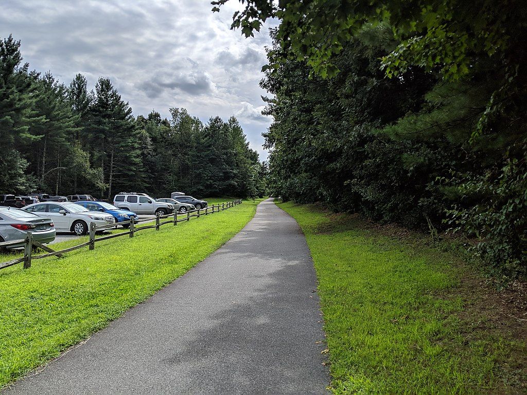 View of Nashua River Rail Trail
