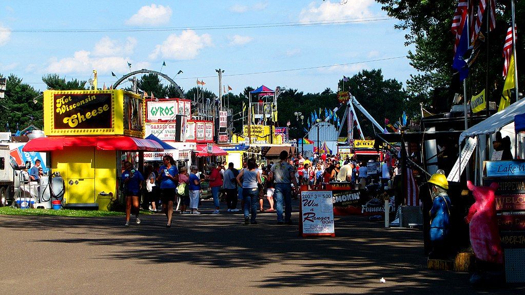 View of Northern Wisconsin State Fair