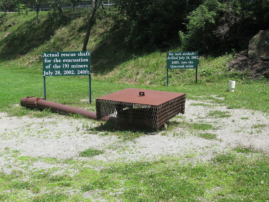 View of Quecreek Mine Rescue Site