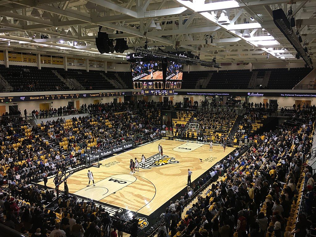 Interior of SECU Arena