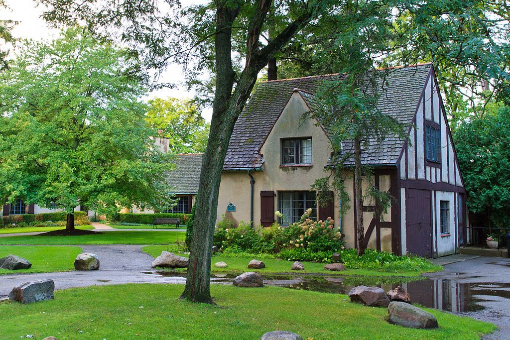 Exterior view of Spicer house in Heritage Park