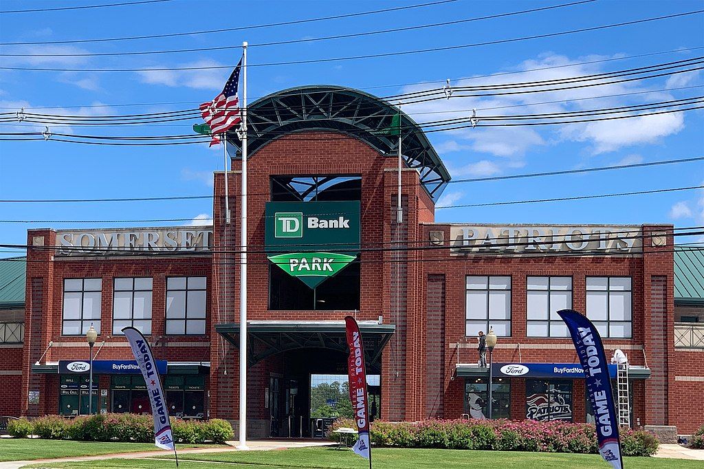 Front View of TD Bank Ballpark
