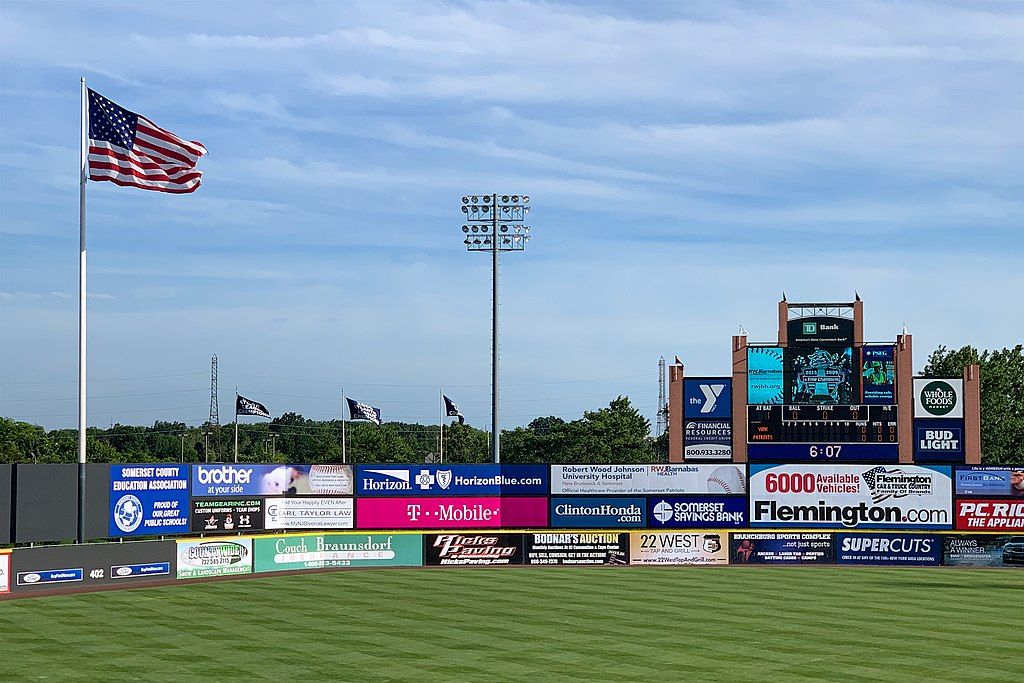 View of TD Bank Ballpark
