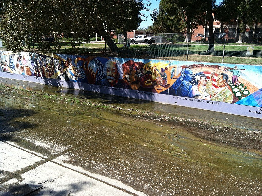 View of Great Wall of Los Angeles