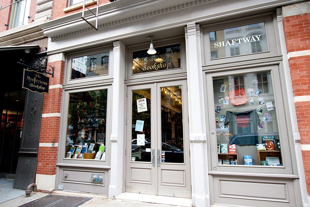 Front View of The Mysterious Bookshop