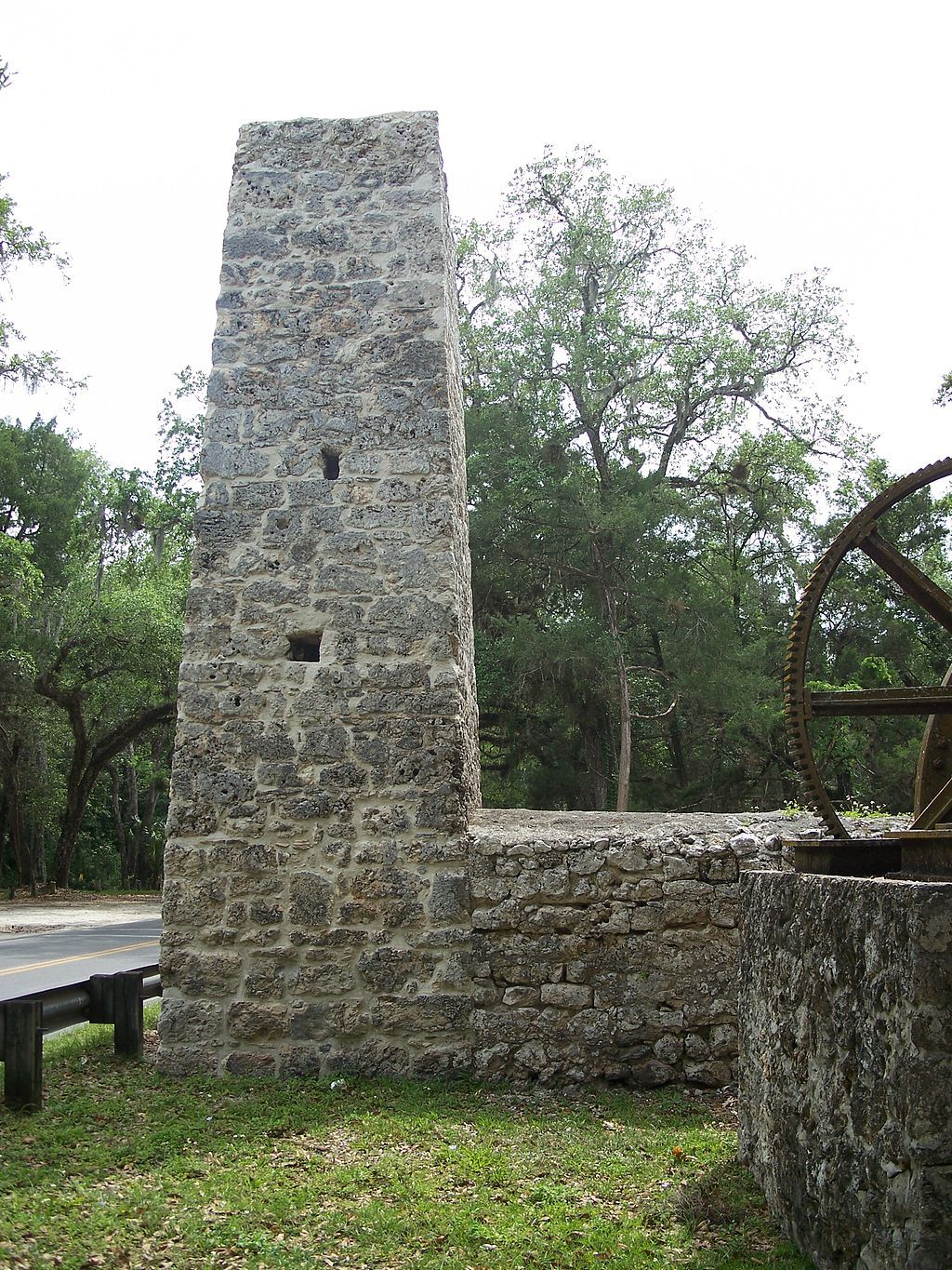 View of Yulee Sugar Mill Ruins Historic State Park