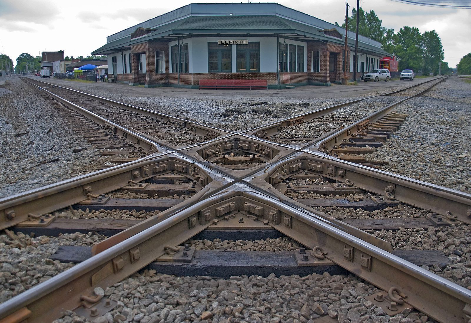 Trains at the Crossroads Museum in Corinth, MS