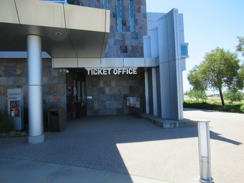 Outside Harris Center