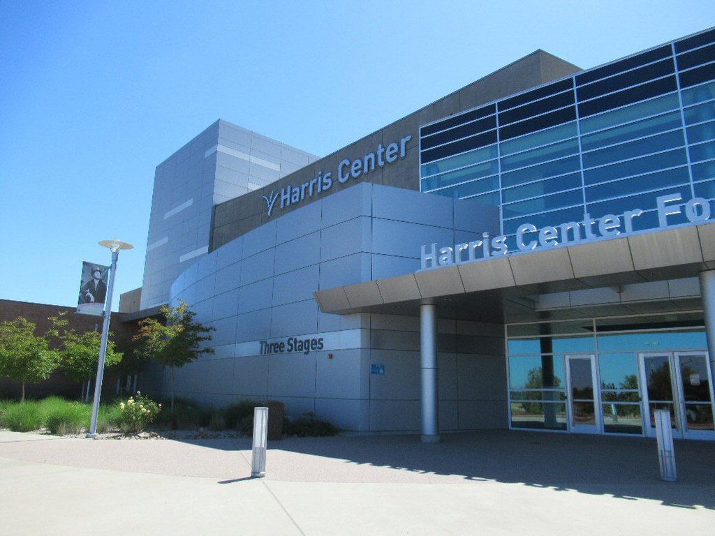 Outside Harris Center