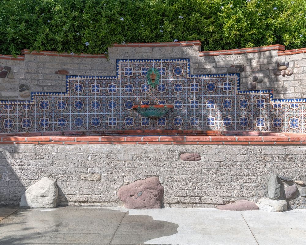 Fountain at Adamson House