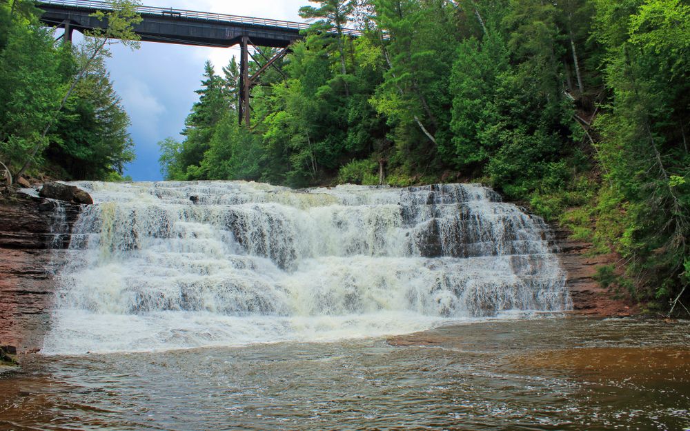 Beautiful view of Agate Falls