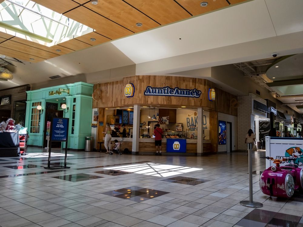 Interior view of Alderwood Mall