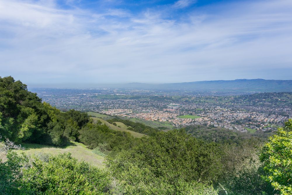 Spectacular view from the Almaden Quicksilver County Park