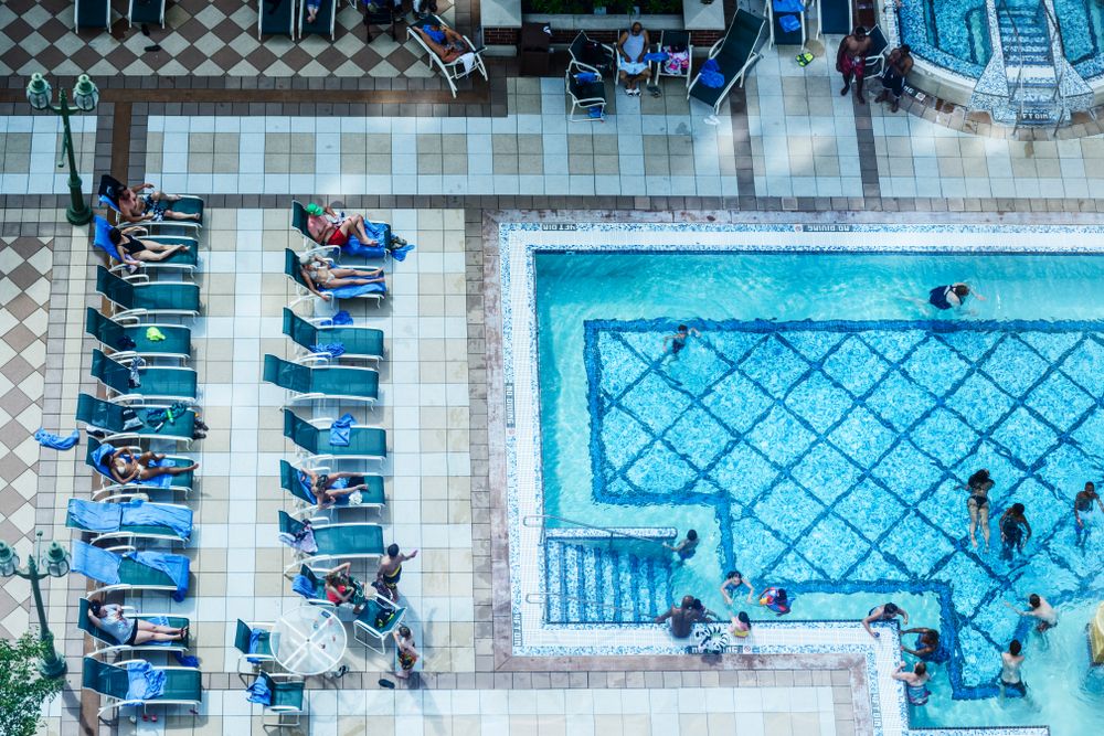 Swimming pool at Ameristar Casino