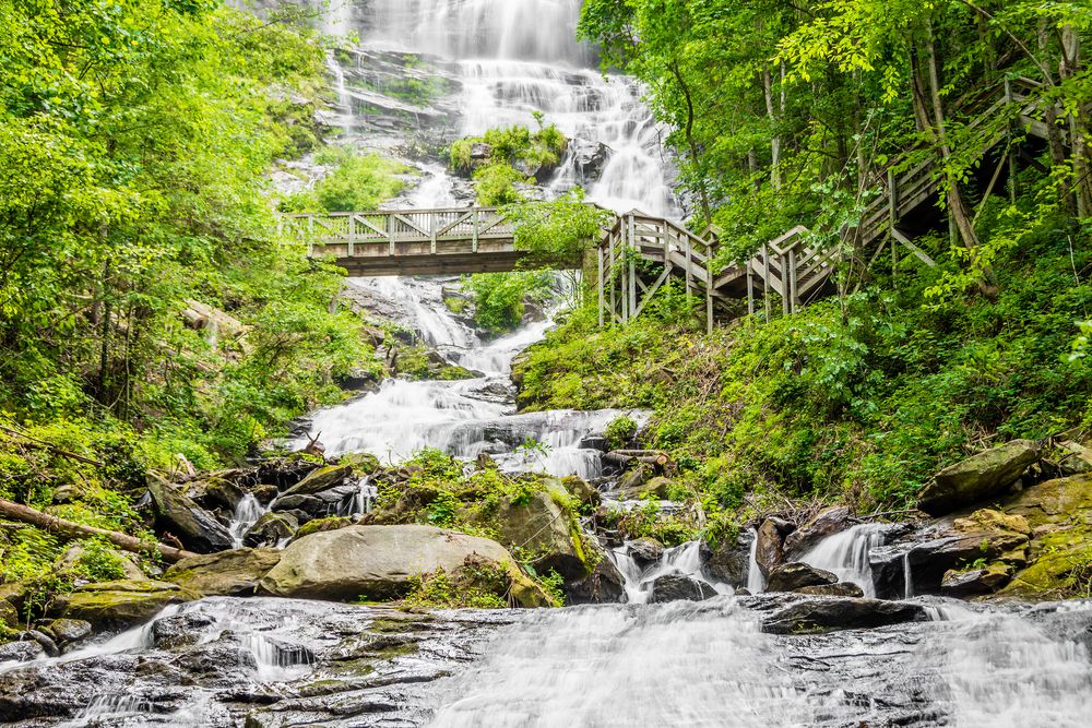Majestic view of Amicalola Falls State Park