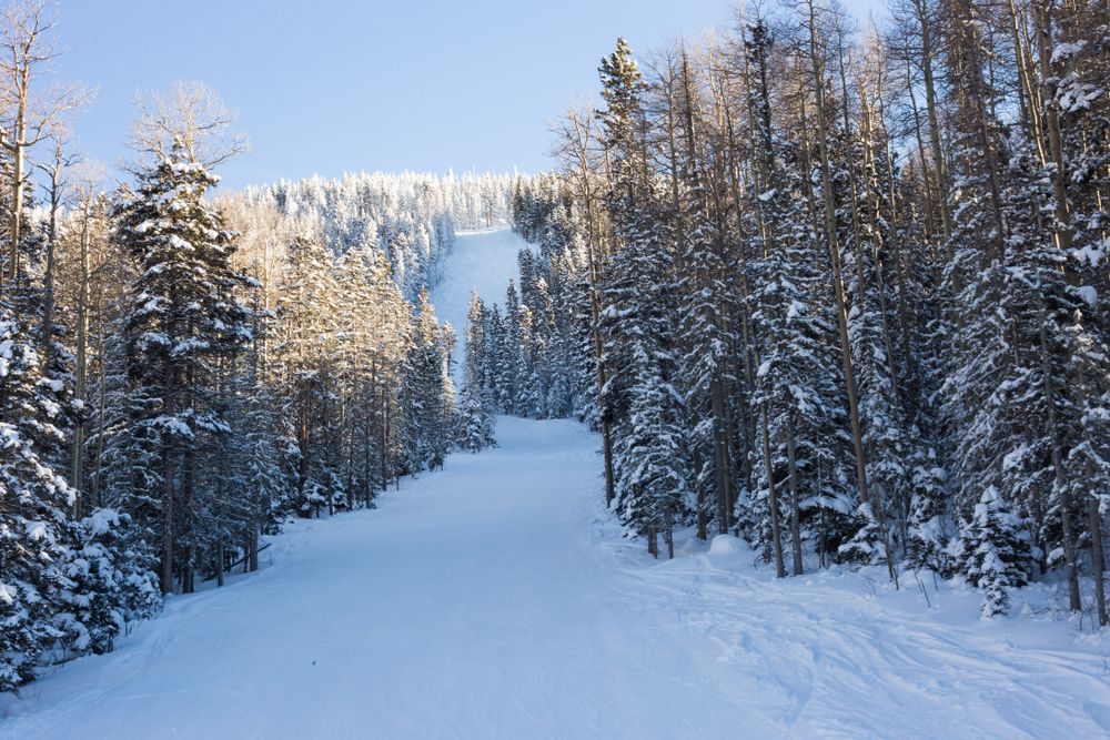 Ski slope at Angel Fire Resort