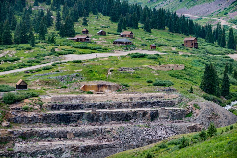 Daytime at Animas Forks, Colorado