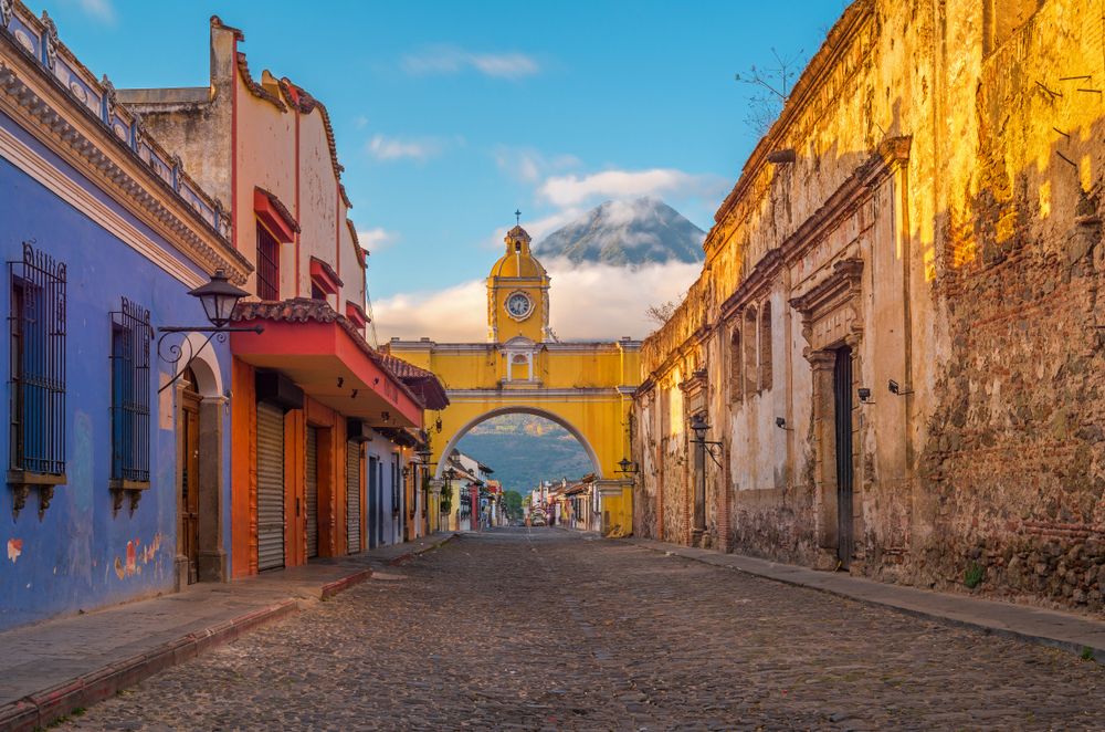 Main street in Antigua Guatemala