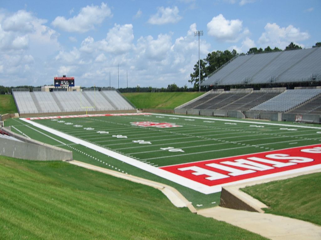 View of Centennial Bank Stadium