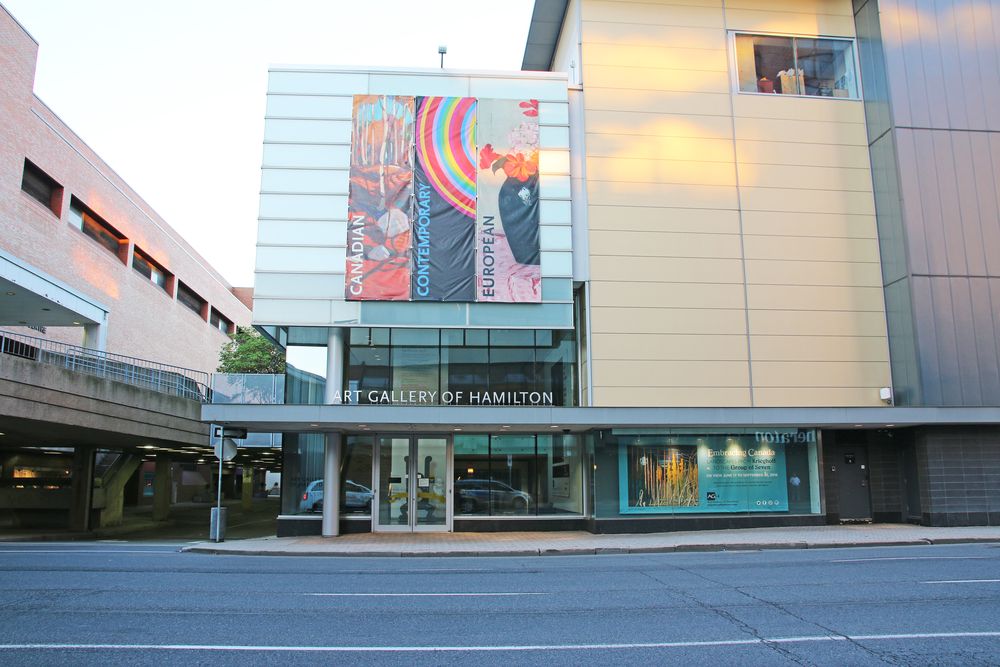 Front view of Art Gallery of Hamilton