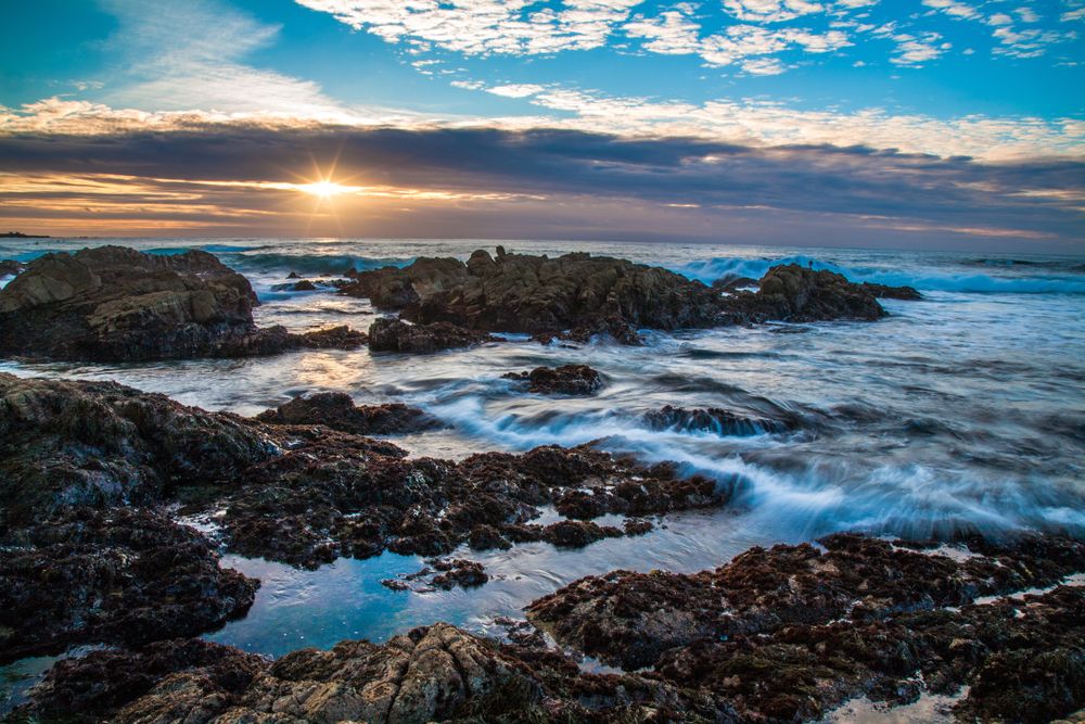 The sea at Asilomar State Beach