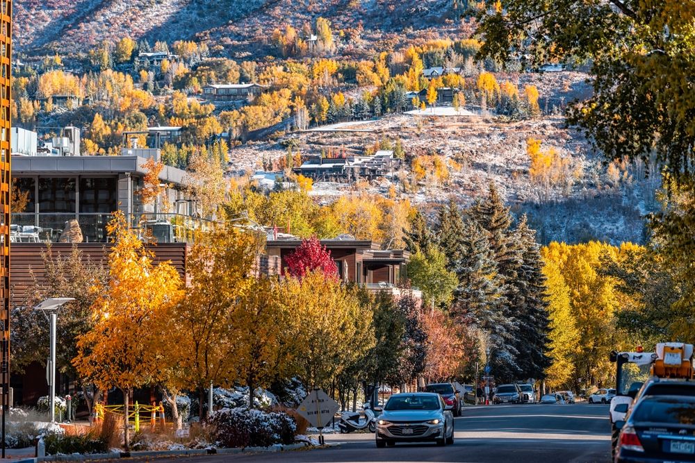 Autumn scene at Aspen, Colorado