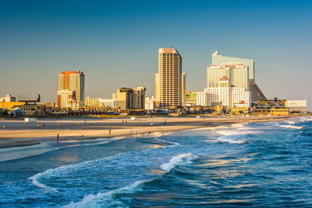 The waters of Atlantic City Beach