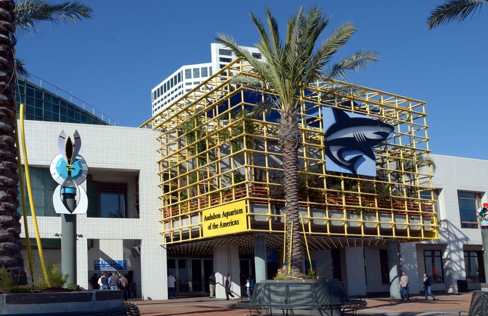 Building design of Audubon Aquarium