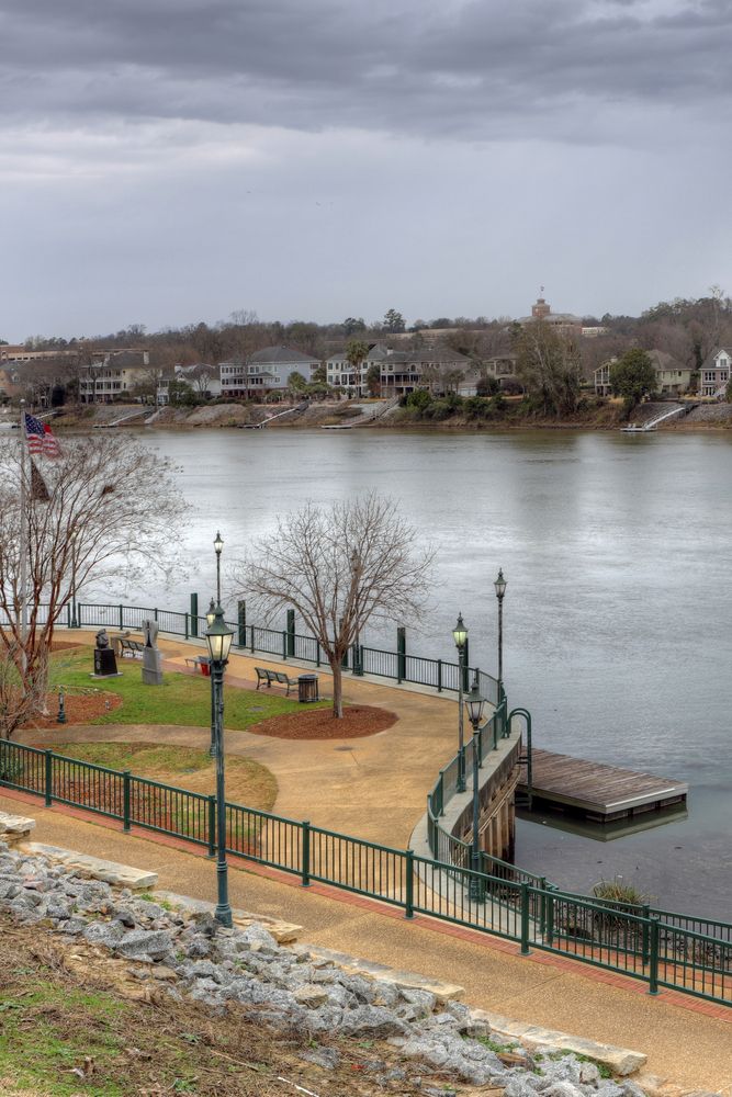 Top view of Augusta Riverwalk