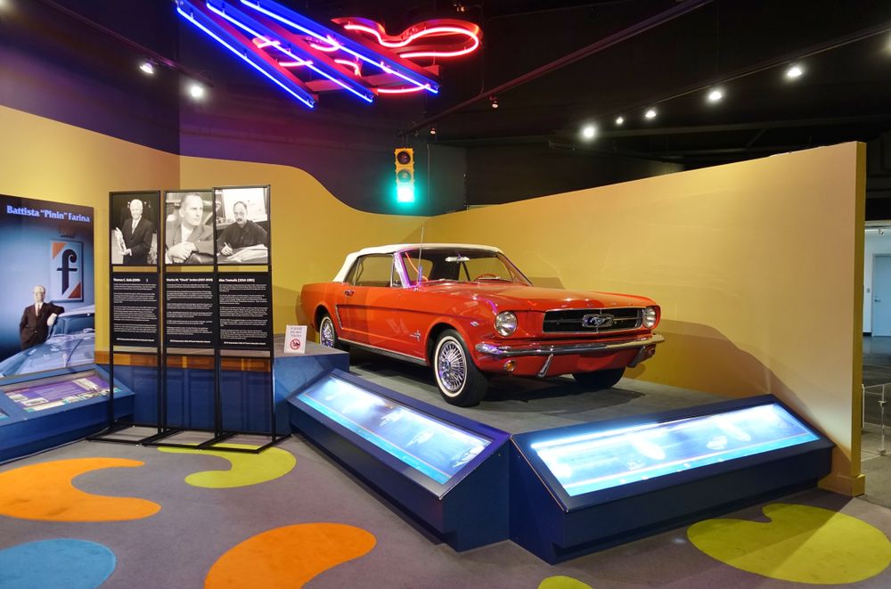 Display at Automotive Hall of Fame