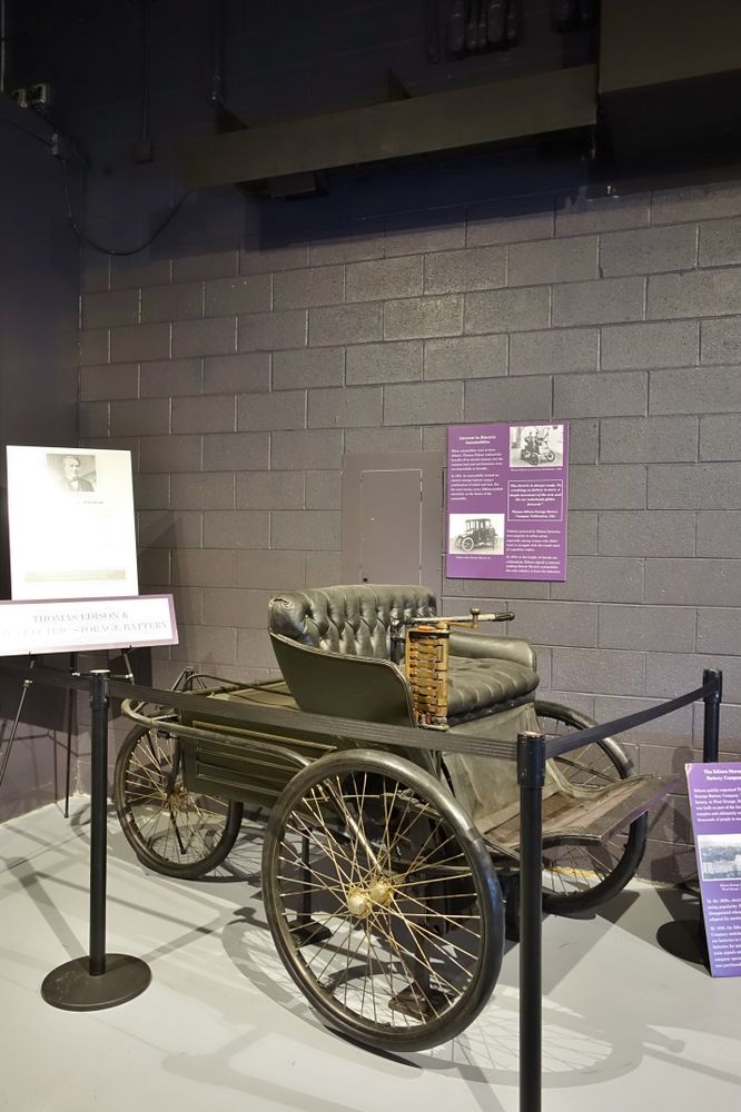 Carriage kept for display at Automotive Hall of Fame