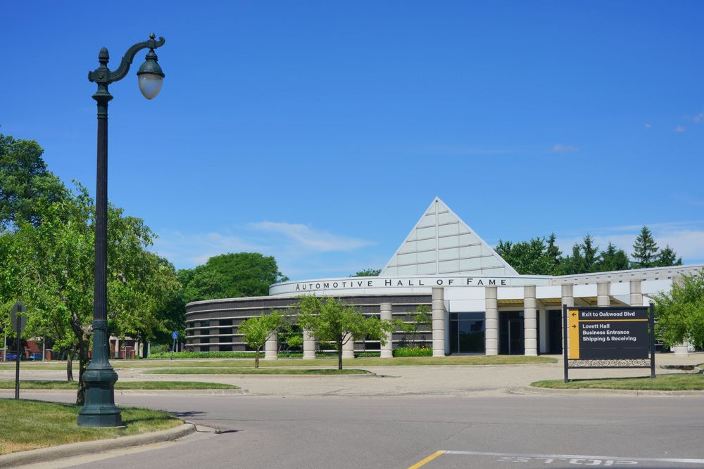 Entrance to Automotive Hall of Fame